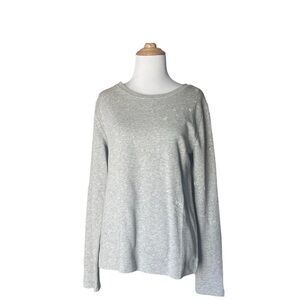 Loft Long Sleeve Embroidered Tee
